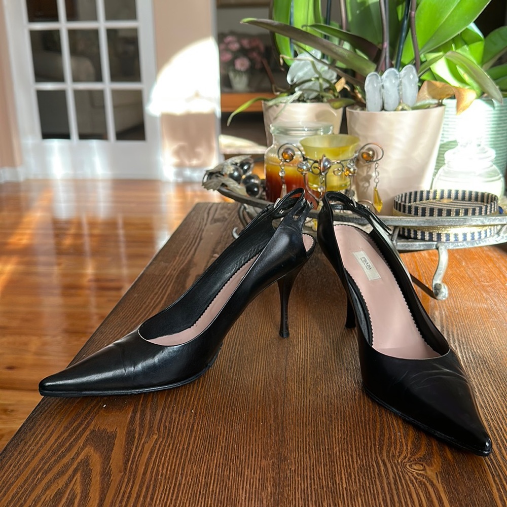 Prada sling back shoes